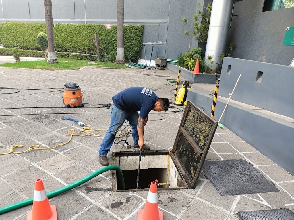 Operación con bomba de succión y unidad móvil